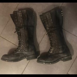 Seattle Love Studded Spiked Boot. Jeffrey Campbell